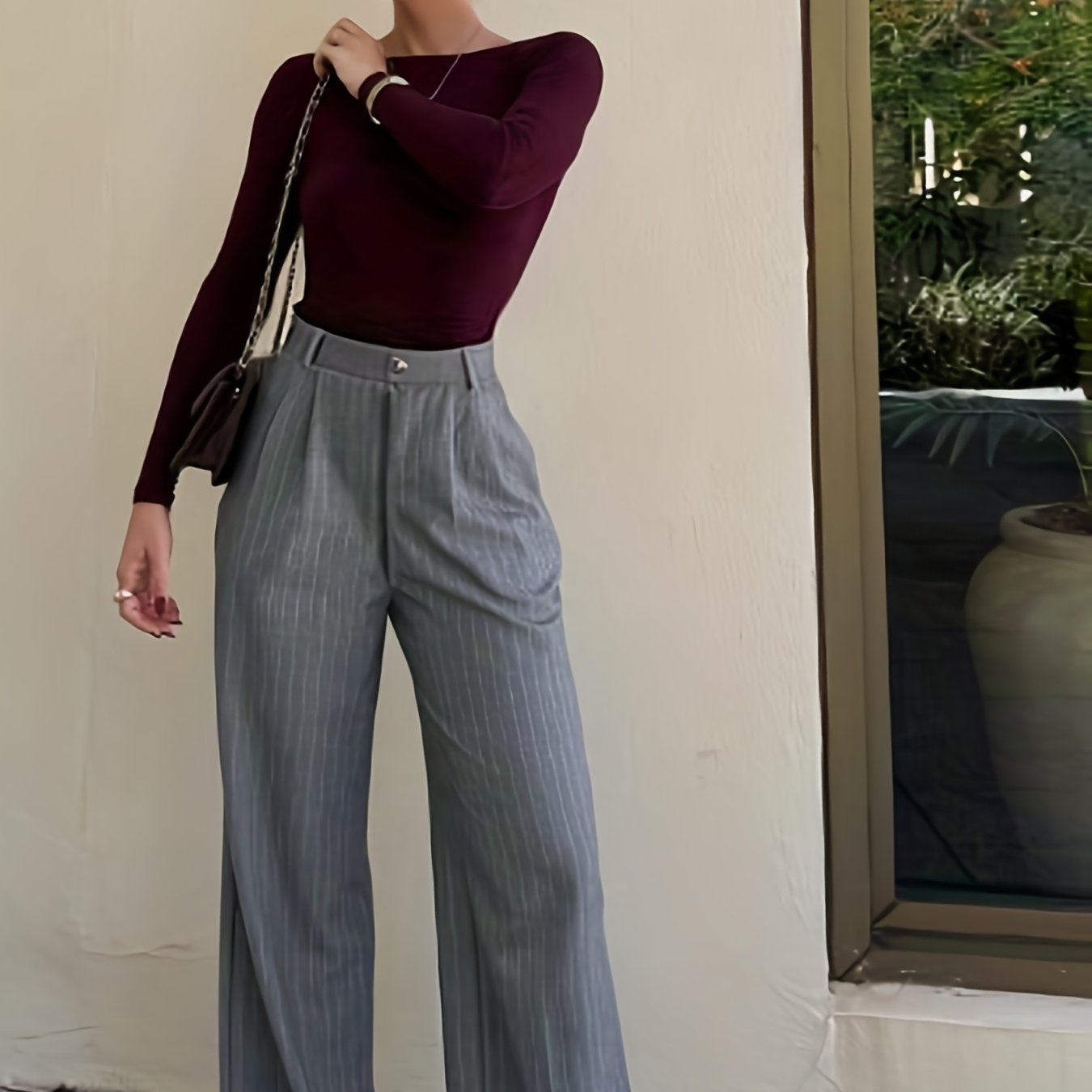 Pantalon Femme Rayé