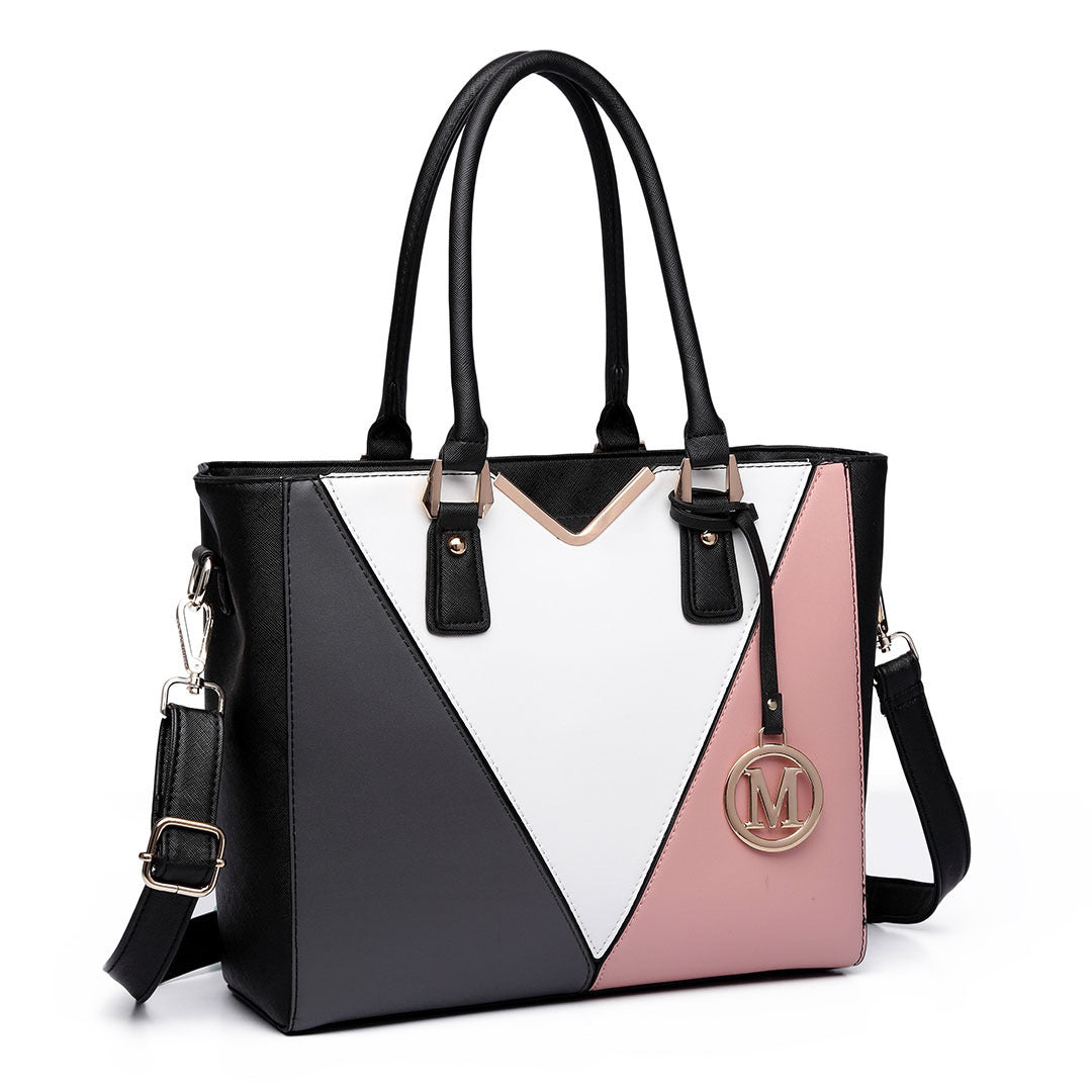 Sac Cabas Femme PU Multicolore Style V Épaule Tendances
