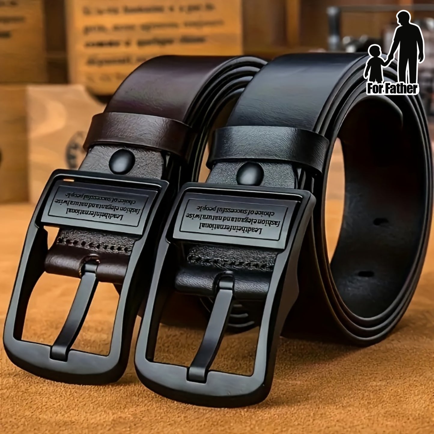 Ceinture Homme – Noir Classique, Style Professionnel et Décontracté, Boucle en Alliage, Parfaite pour Jeans et Tenue de Travail, Largeur Moyenne, Idéale pour Tenues Formelles et Décontractées, Résistante à la Transpiration
