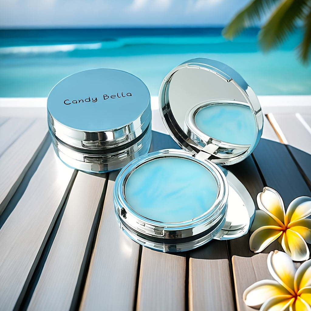 Poudre Transparente Sans Poudre – Contrôle du Sébum, Texture Gel Mat et Douce, Tenue Longue Durée, Poudre Raffermissante pour le Visage, Inclut Mini Houppette pour Maquillage Léger et Impeccable, Waterproof, Sans Huile, Convient à Tous Types de Peau