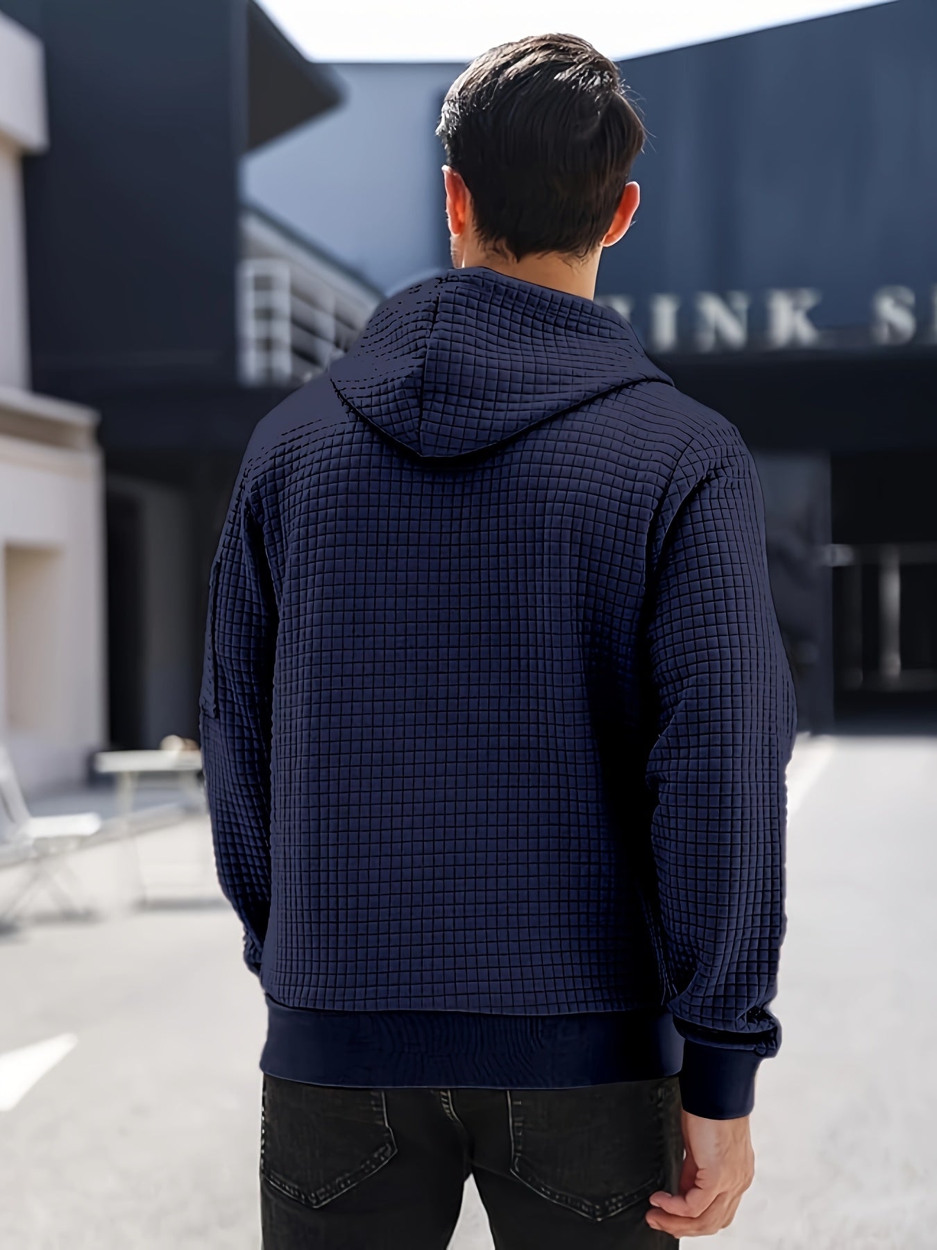 Veste ouverte à capuche pour homme grande taille – PLUS SIZE