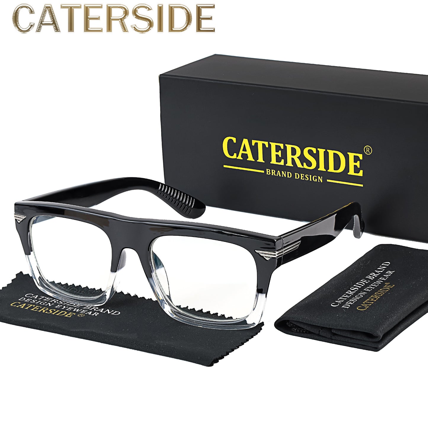 Stylish Square Glasses Made from TR90 Material, Featuring a Simple Vintage Design for Both Men And Women. These Classic Eyewear Pieces Serve As Great Photo Props And Make Perfect Gifts, Complete with a Full Package Set And Ca