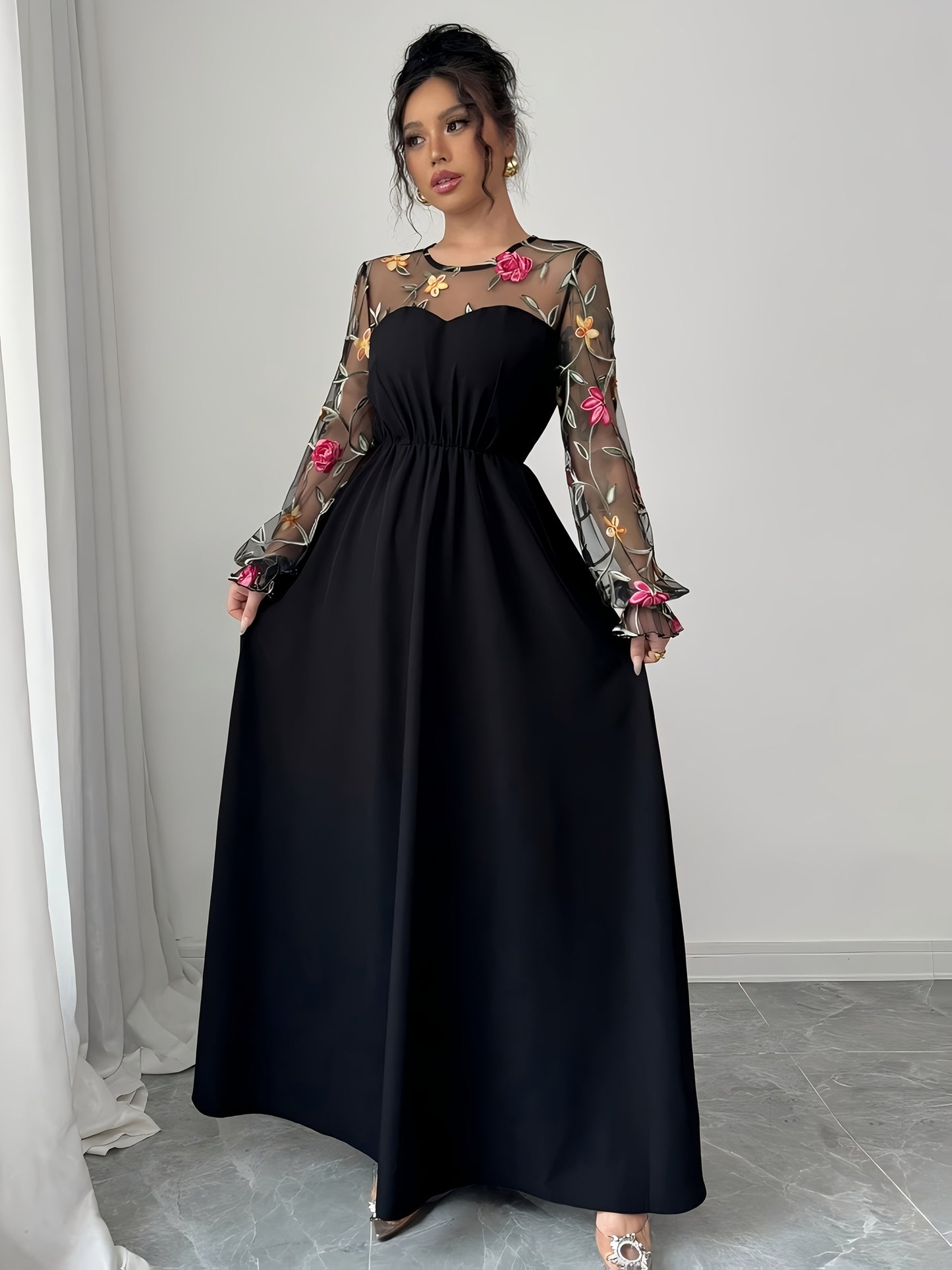 Women's Fashion Embroidered Dress