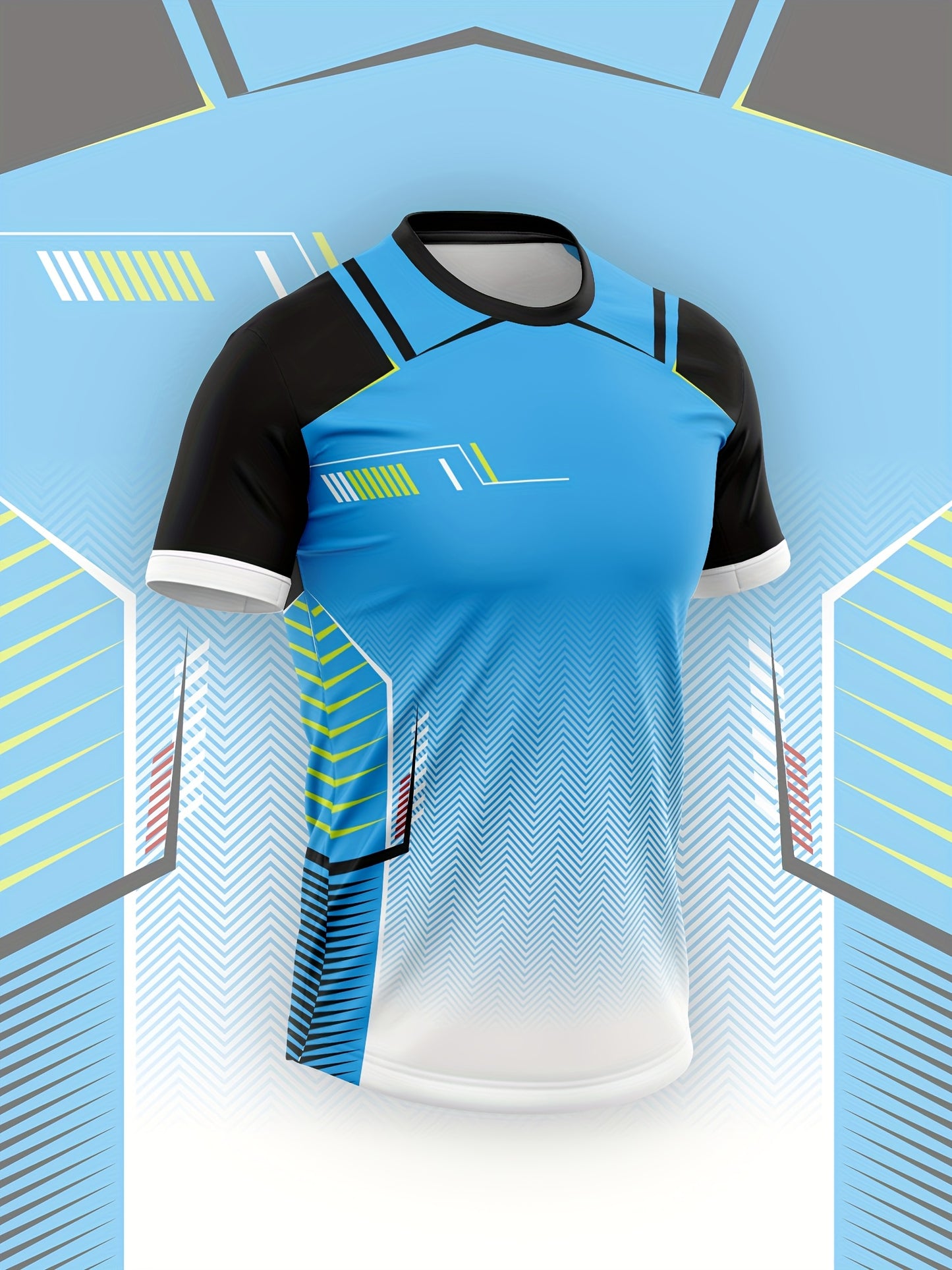 Geometric Creative Sports T-shirt