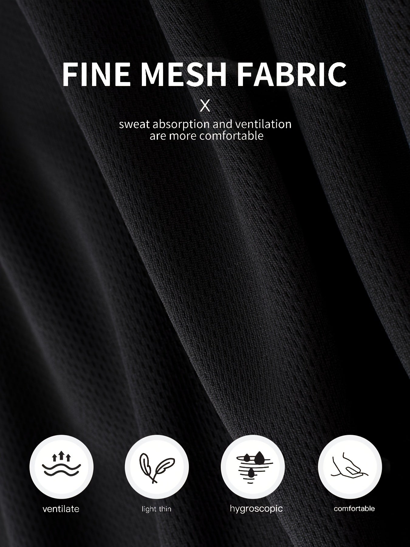 3pcs T-Shirts Longues Manches – Séchage Rapide Personnalisables