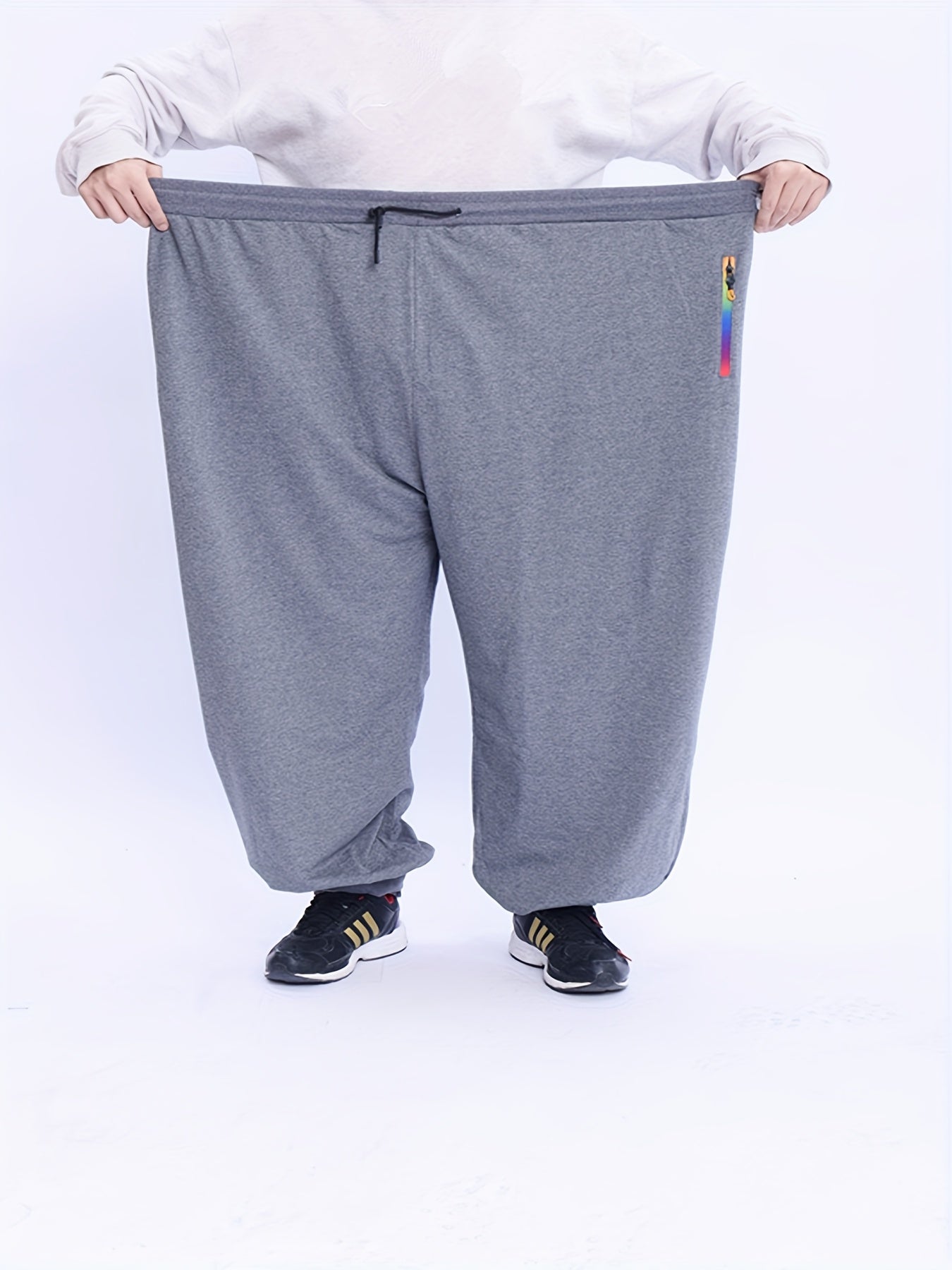 Pantalons Sport Homme Grande Taille 2XL-9XL – Loose Fit, Stretch, Zipper, Tout Saison