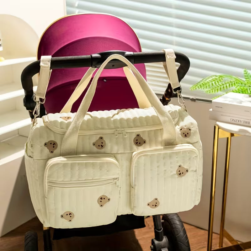 Premium Large Capacity Diaper Bag – Multi-Function Maternity & Hospital Bag for Baby Essentials and Travel