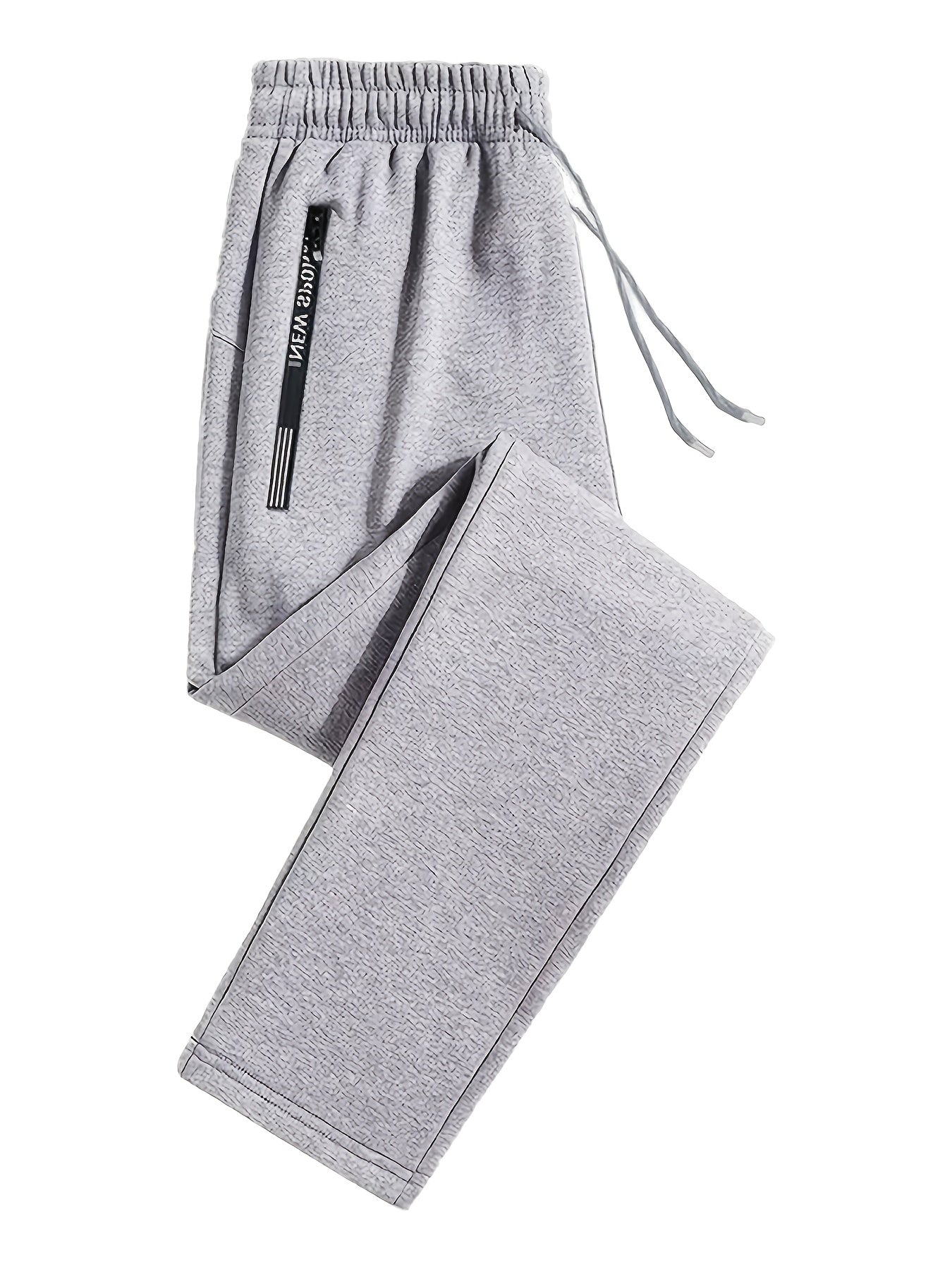 Joggers Unisex Tout Saison – Cordon Élastique, Poche Zippée, Full-Zip, Fitness & Gym
