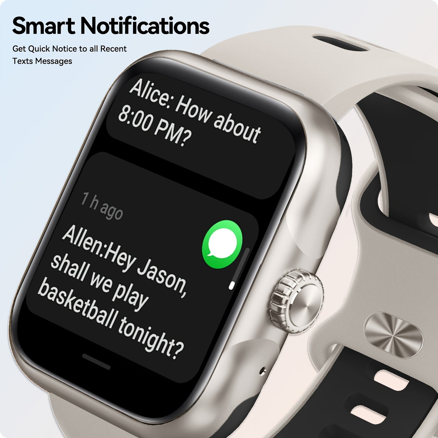 Montre Connectée GPS – Appels Sans Fil (Répondre/Raccrocher), Écran HD, Suivi d’Activité & Plus de 100 Modes Sport, Smartwatch Unisexe pour Hommes et Femmes