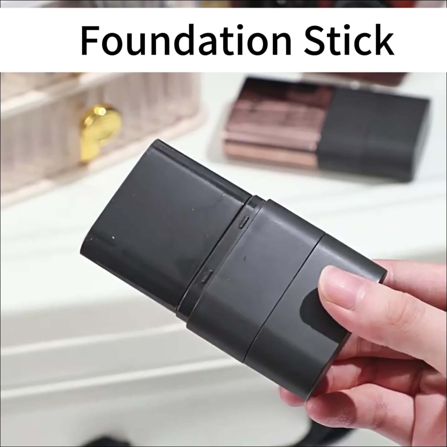 Stick 2-en-1 Anti-Cernes et Fond de Teint – Couvre les Cernes, Résistant à l’Eau et à la Transpiration, Pour un Teint Parfait