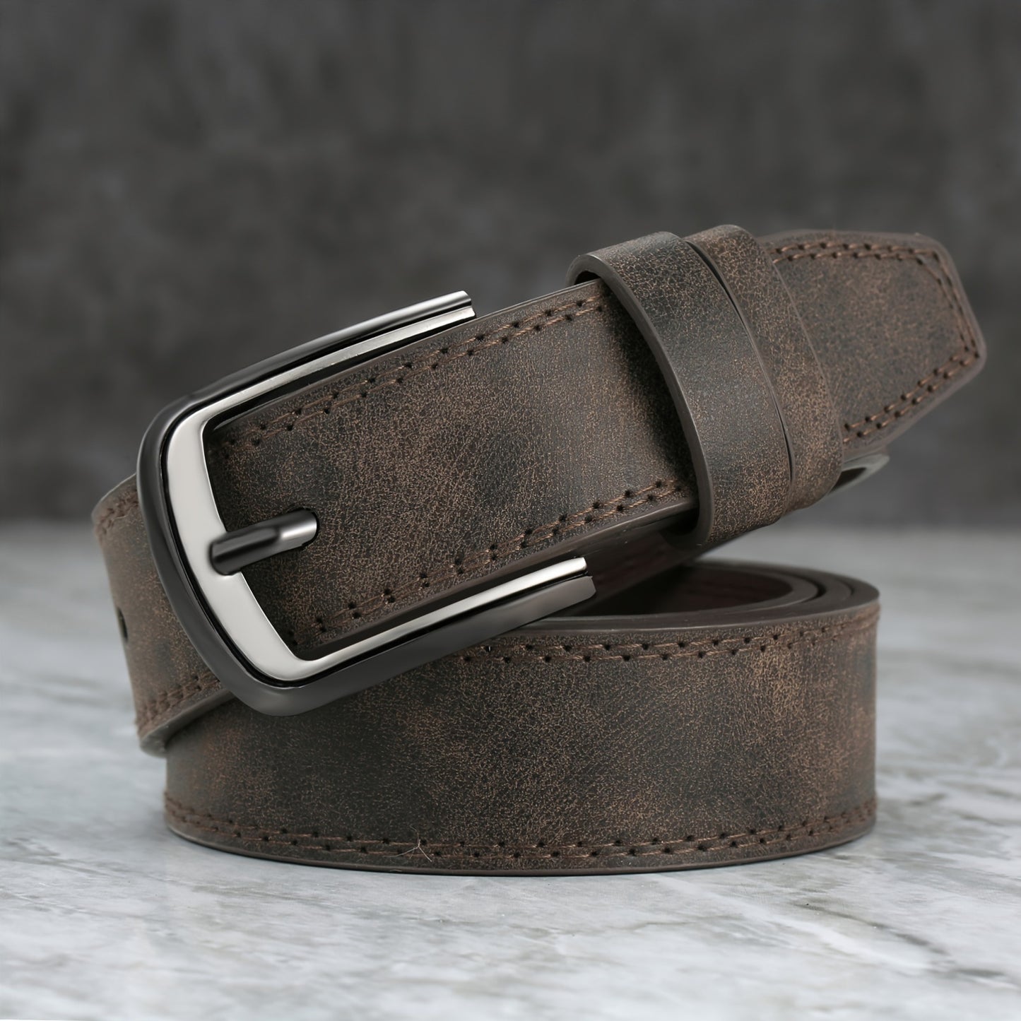 Ceinture Homme Large avec Boucle en Alliage – Pour Jeans et Pantalons, Style Simple et Tendance, Ceinture Sportive Décontractée pour Usage Quotidien