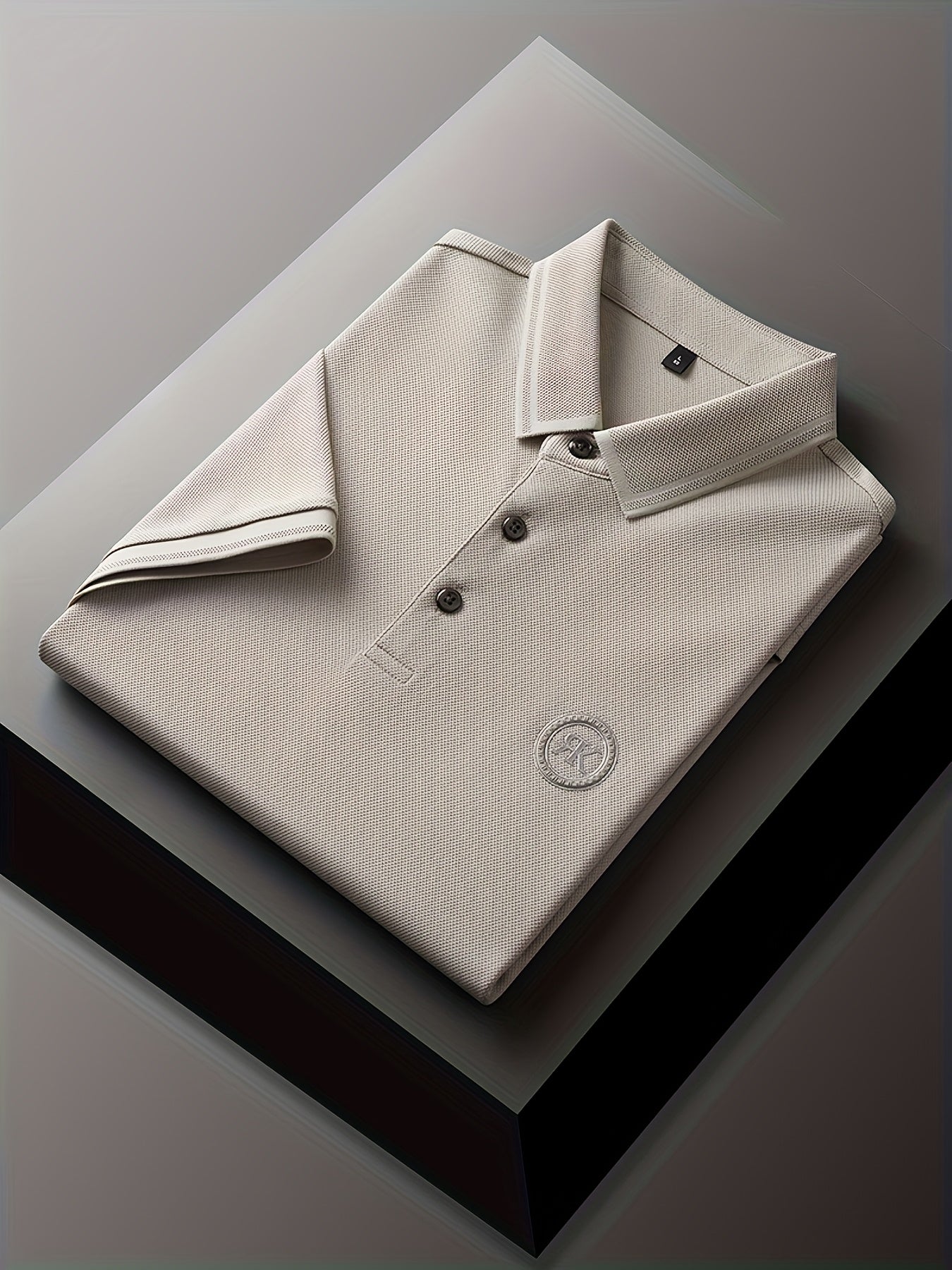 Breathable Business Polo Shirt, a Simple And Stylish Short-Sleeve Top.
