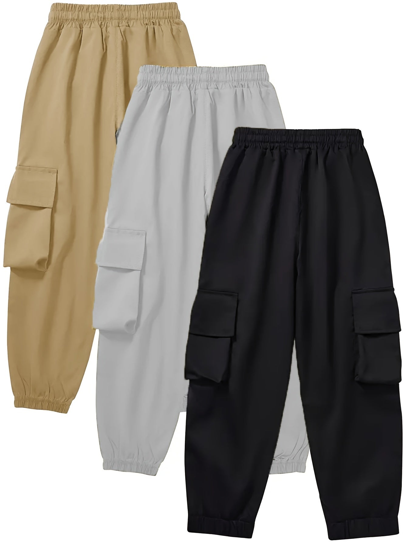 3pcs Pantalons de Travail Homme Grande Taille