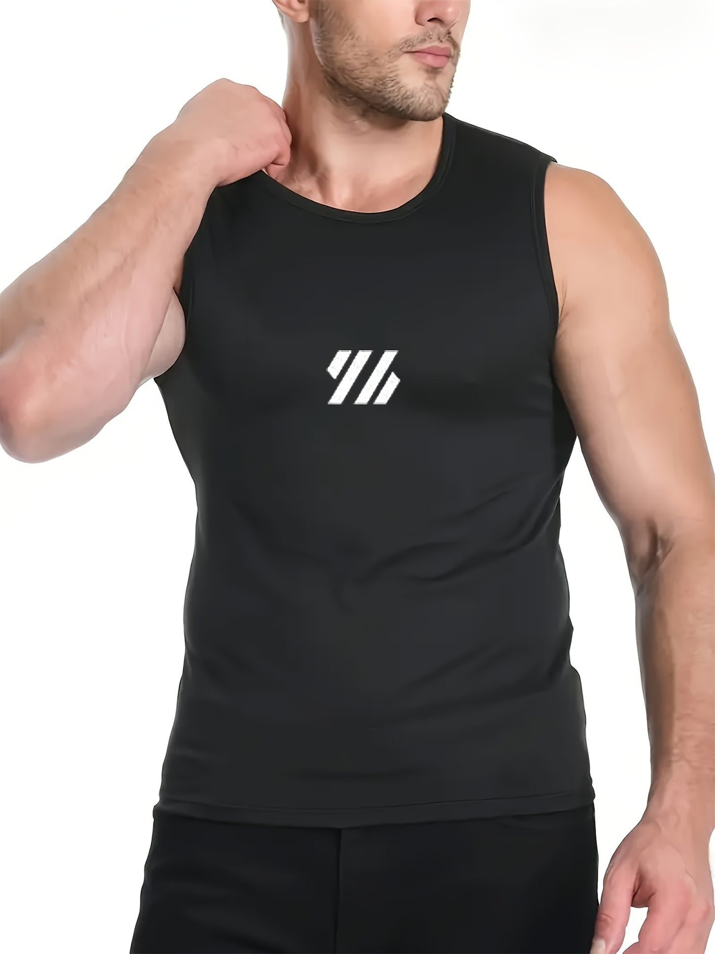 Lot de 5 Tenues Sport Homme – Débardeur Imprimé + Short Taille Élastique, Respirant & Séchage Rapide