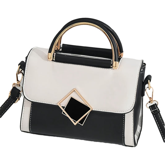 Mini sac bandoulière synthétique blanc femme