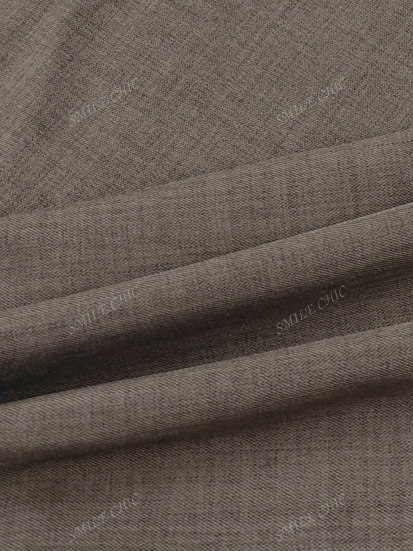 Pantalon Femme Élégant Jambe Large – Sans Ceinture, Fermeture Zippée, Résistant aux Plis, Marron, Bureau et Semi-Formel