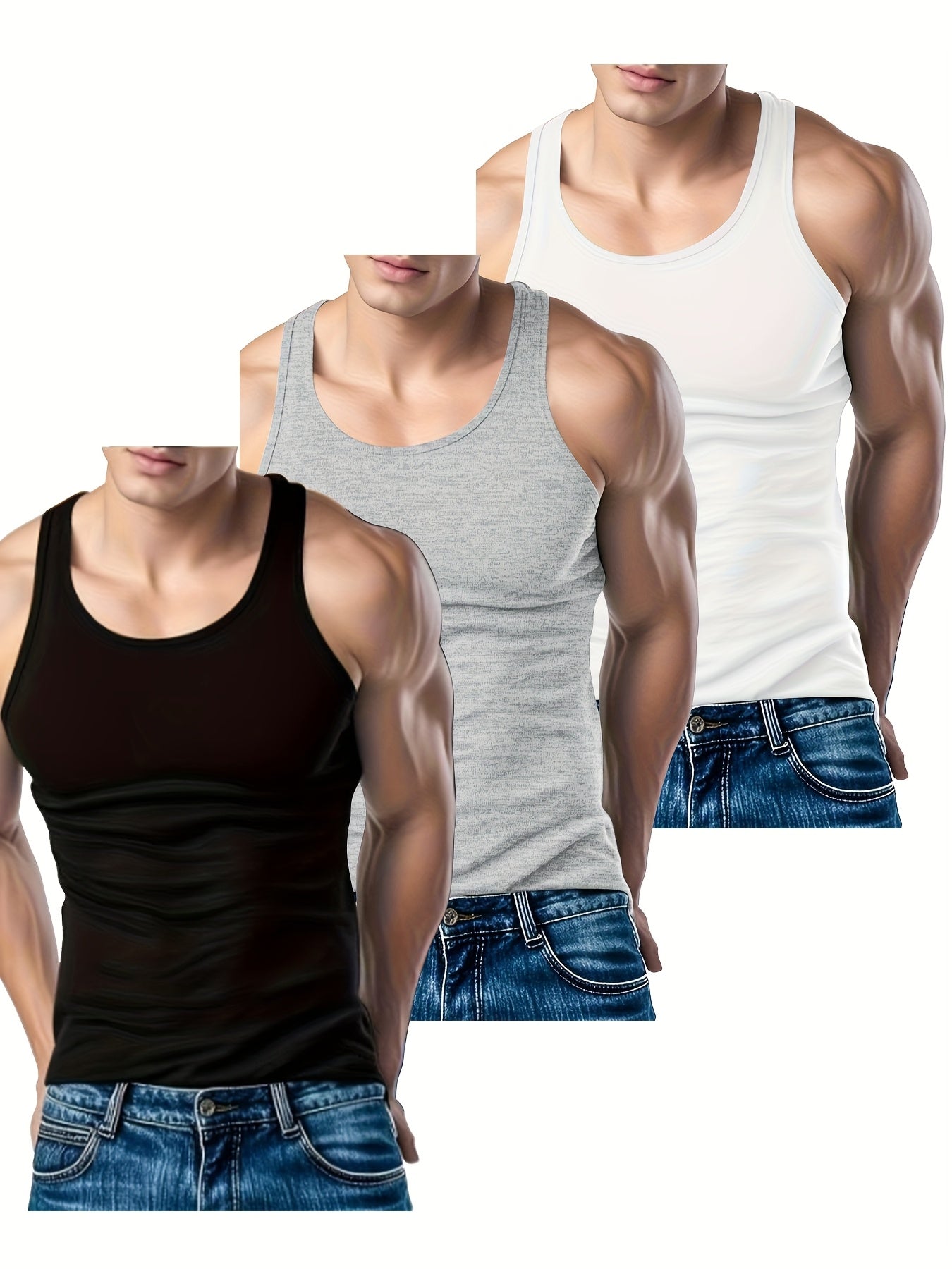 Débardeurs Homme Maison – Lot de 3