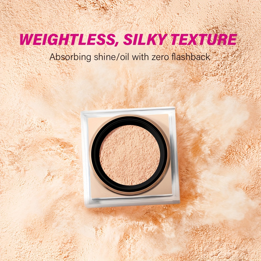Poudre Fixante Mat Impeccable, Poudre Libre Légère avec Fini Soyeux, Look Naturel et Couvrance Totale, Contrôle du Sébum Longue Tenue pour Tous Types de Peau Clairs, Design Compact et Léger, Idéale pour le Quotidien