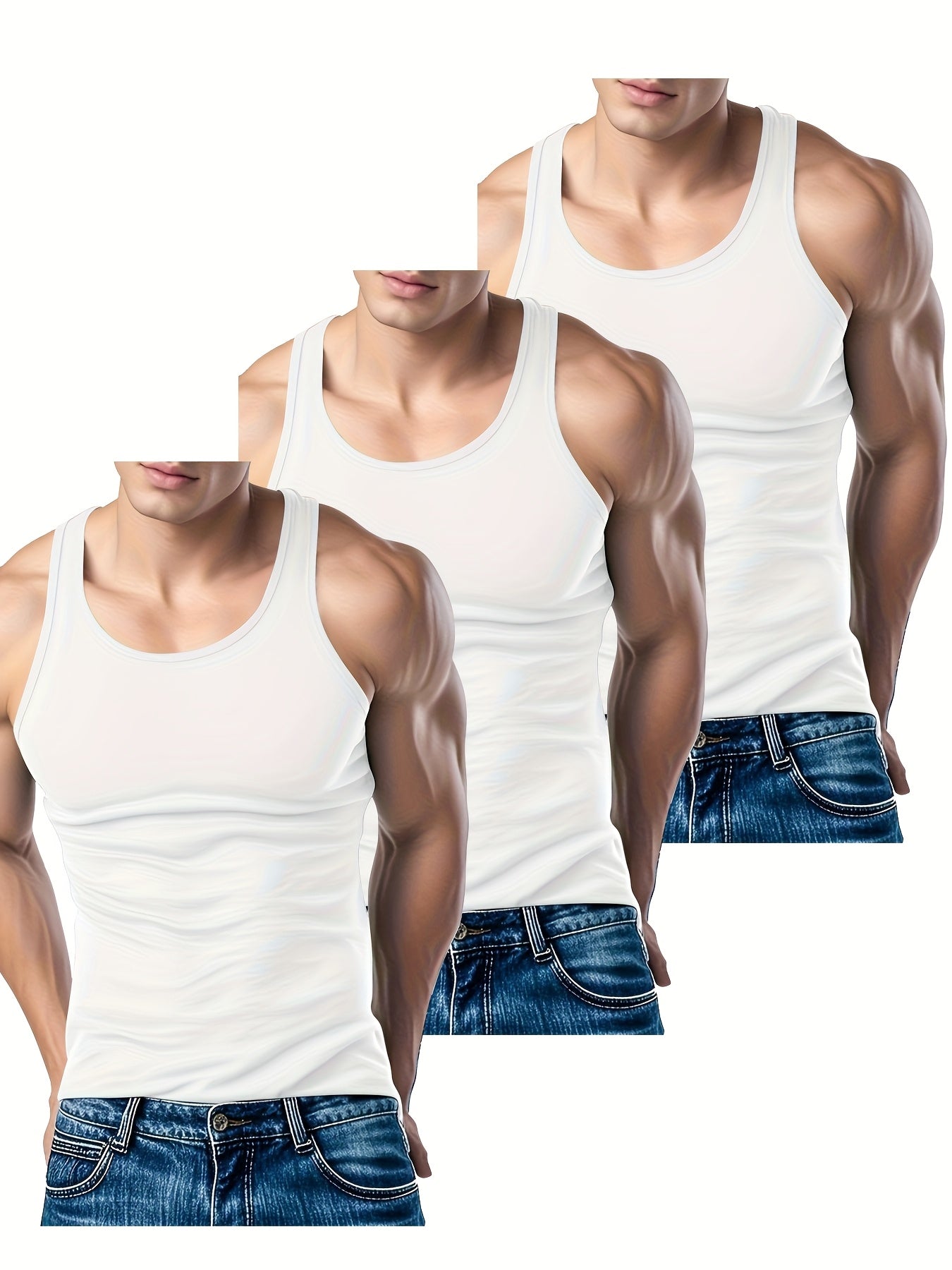 Débardeurs Homme Maison – Lot de 3