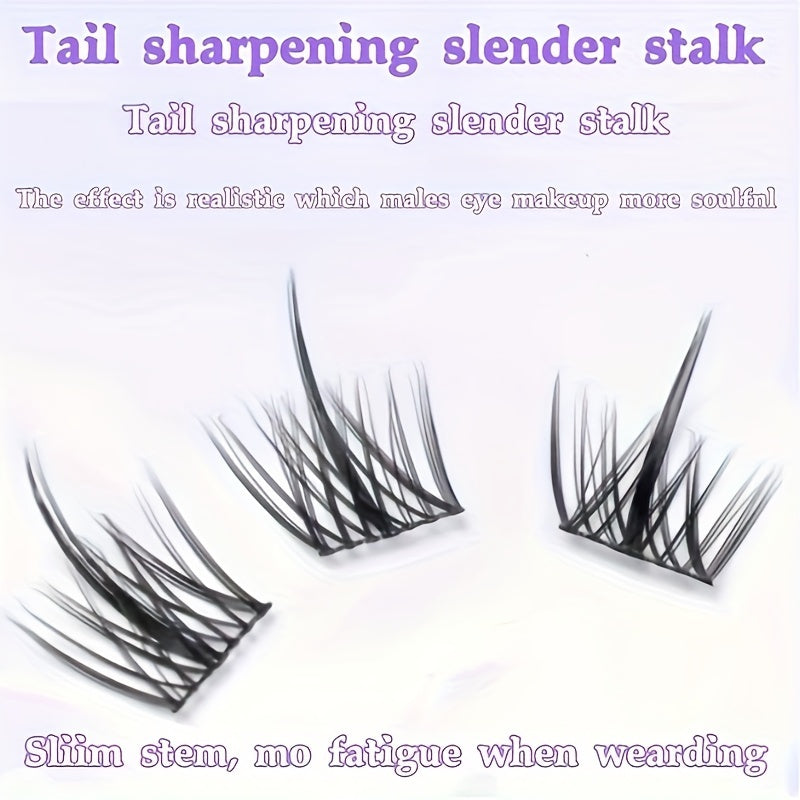 Kit de Cils Faux Multi-Styles – Extensions 3D DIY, Ultra-Fins 0,03–0,07 mm, Styles Naturels, Anime et Doll, Touffes Croisées, Courbure C/D, Longueurs Mixtes 6–15 mm, Réutilisables pour Quotidien et Soirées