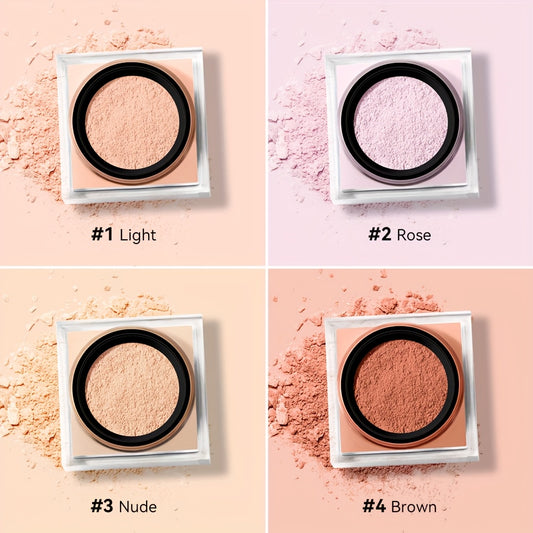 Poudre Fixante Mat Impeccable, Poudre Libre Légère avec Fini Soyeux, Look Naturel et Couvrance Totale, Contrôle du Sébum Longue Tenue pour Tous Types de Peau Clairs, Design Compact et Léger, Idéale pour le Quotidien