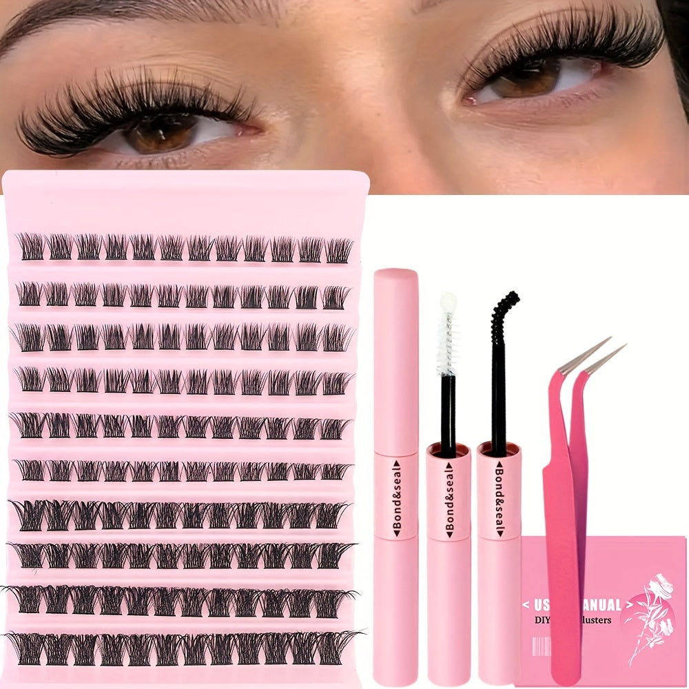 120 Paquets de Cils Faux — Curl D, Longueurs 13-15 mm, Styles Mixtes, Réutilisables, Look Naturel, Inclus Colle, Idéal Débutants, Utilisation Salon et Cosplay
