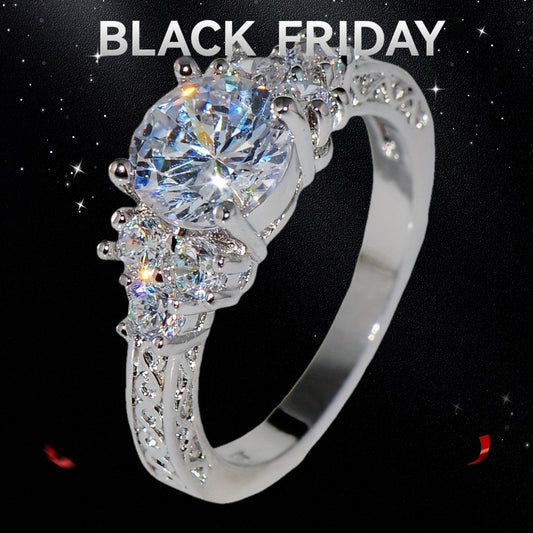 Aesthetic Female Ring Luxury Inlay CZ Purple White Olive Green Stone Fashion Wedding Bands Ring Jewelry for Women