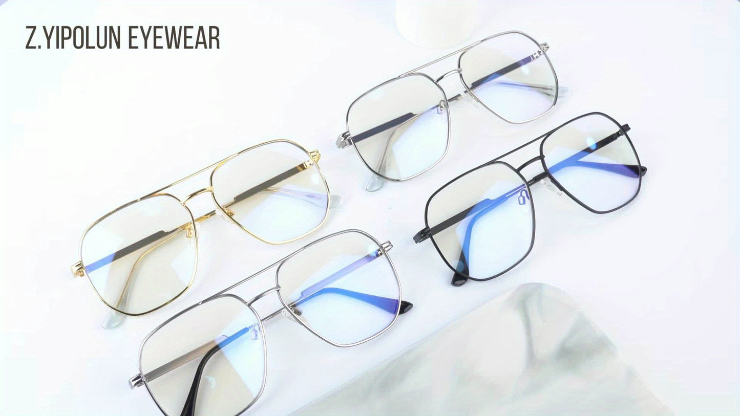 Computer Glasses for Men and Women, Unisex Design, Metal Frame Computer Glasses