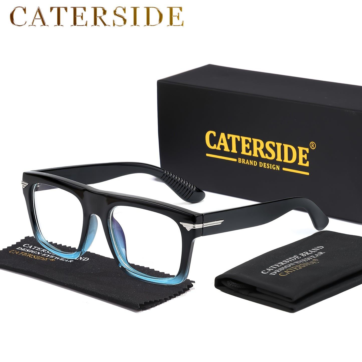 Stylish Square Glasses Made from TR90 Material, Featuring a Simple Vintage Design for Both Men And Women. These Classic Eyewear Pieces Serve As Great Photo Props And Make Perfect Gifts, Complete with a Full Package Set And Ca