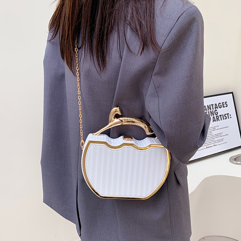 Sac à chaîne clip – bandoulière amovible, élégant et polyvalent