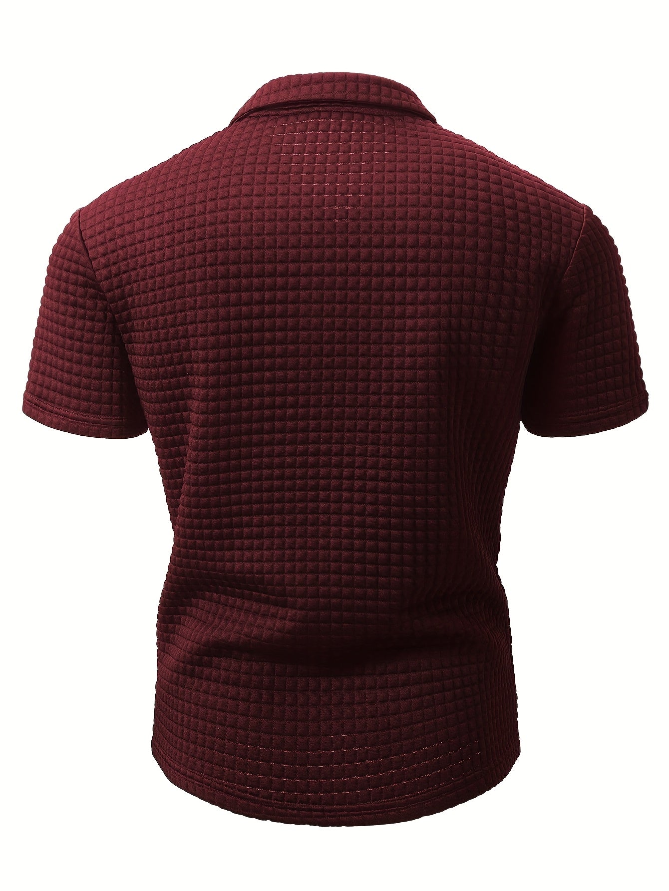 Men'S Casual Plaid Polo Shirt with a Short Sleeves, a Turnover Collar, And Button-Up Front. It'S a Stylish Everyday Wear, Perfect for Casual And Business Occasions.