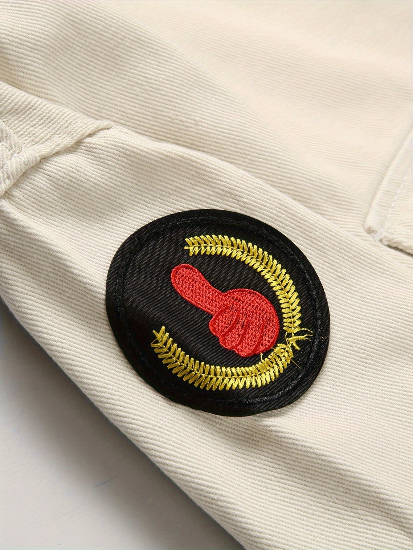 Men's Fashion Street Style Color Block Denim Shirt, Men's Stylish Comfy Denim Shirt For Spring & Autumn Wear