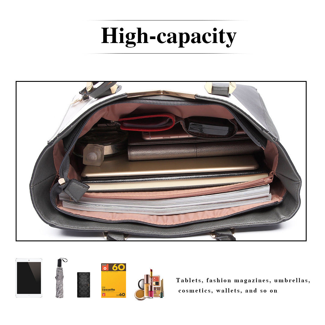 Sac Cabas Femme PU Multicolore Style V Épaule Tendances