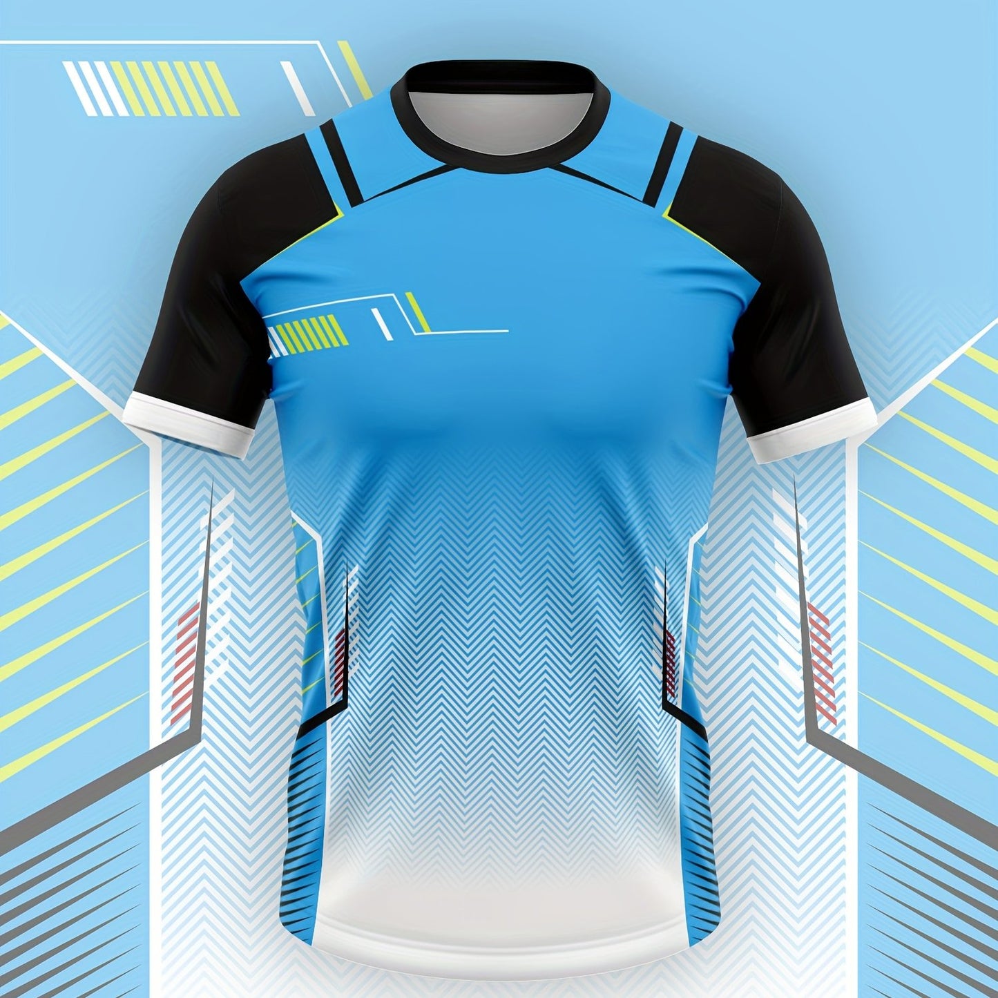 Geometric Creative Sports T-shirt