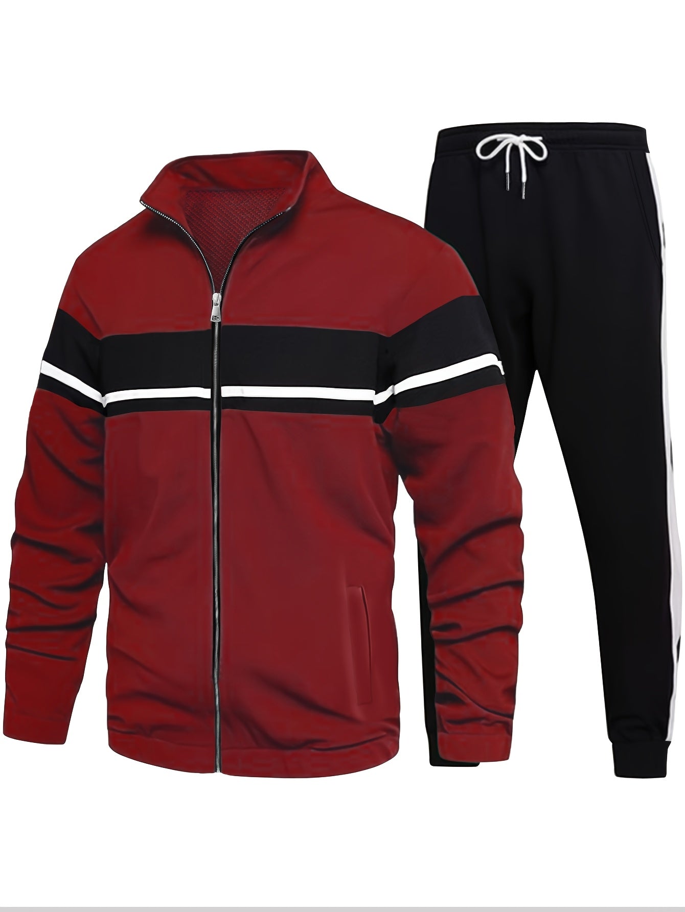 Ensemble Sport Décontracté Grande Taille Homme