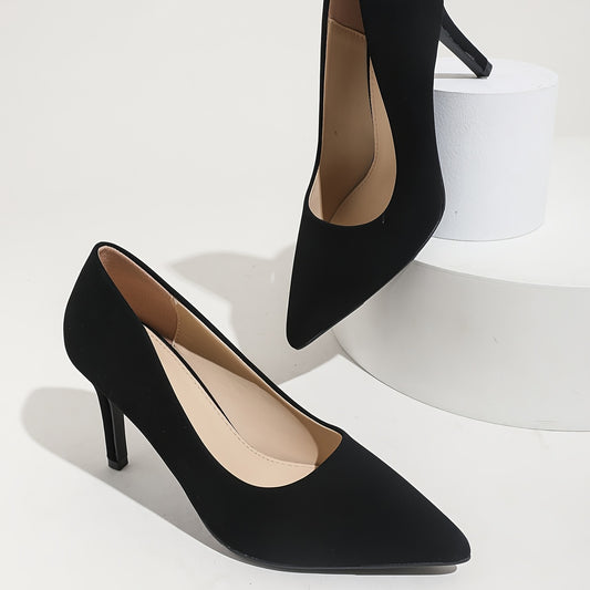 Nouveaux Escarpins Femme à Bout Pointu – Talons Hauts Classiques, Tendance et Polyvalents, Style Français, Confortables pour le Quotidien et le Travail, Idéals pour Soirées, Fêtes et Occasions Formelles