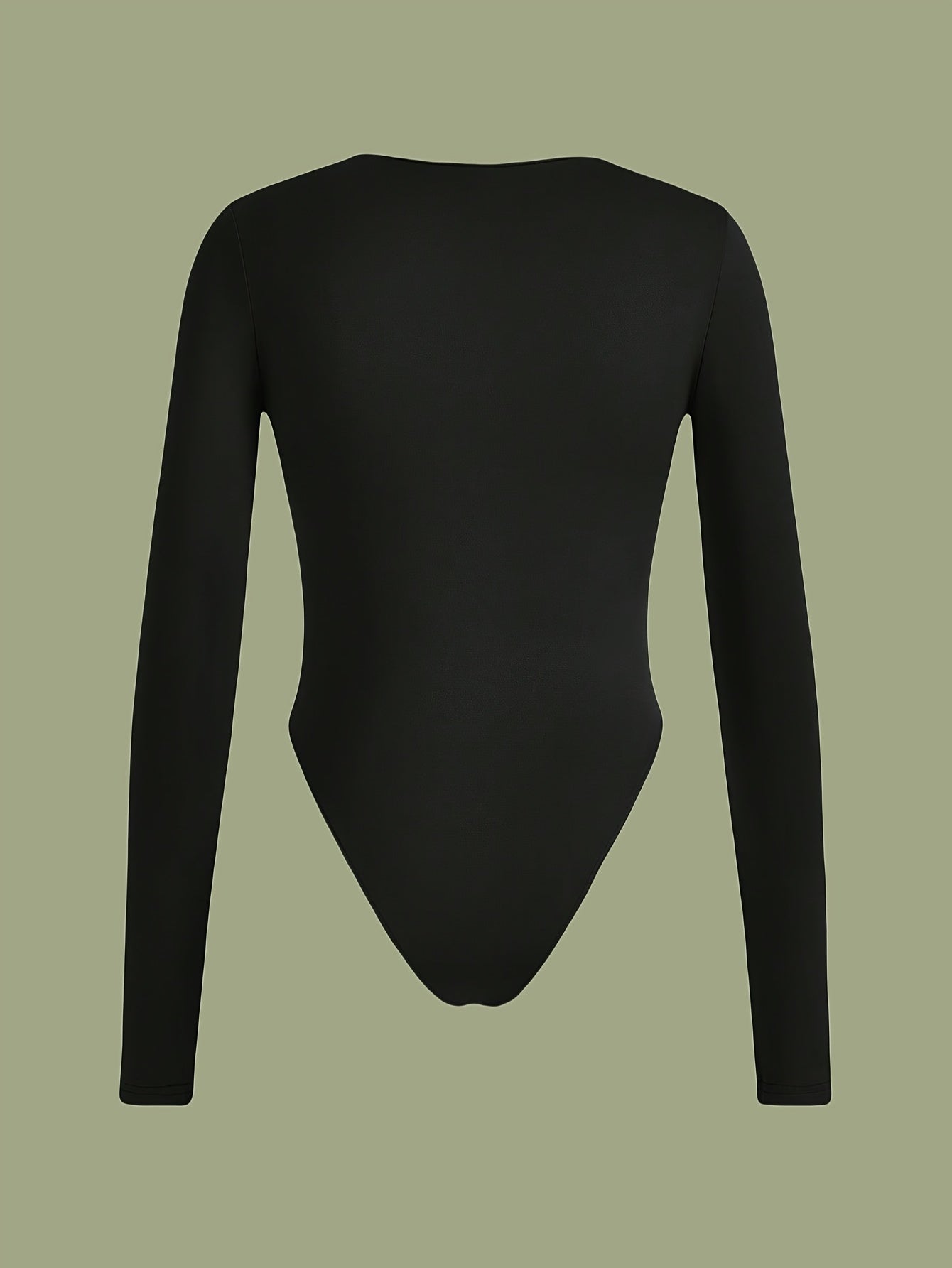 Lot de 3 bodys femme à manches longues, coupe slim, col rond, couleur unie (blanc, noir, gris), confortables et élégants, style décontracté pour toutes saisons