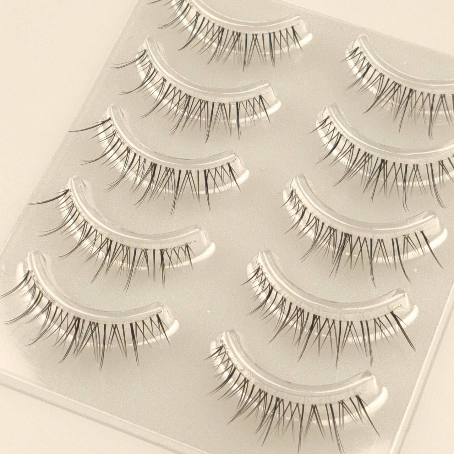 Set de 5 ou 10 Paires de Faux Cils — Curl 3D Réutilisables, Épaisseur 0,07 mm, Longueurs 6-15 mm, Styles Doll et Cosplay, Parfait pour Maquillage et Costumes Festifs