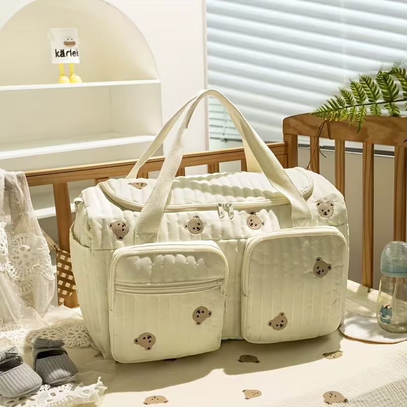 Premium Large Capacity Diaper Bag – Multi-Function Maternity & Hospital Bag for Baby Essentials and Travel