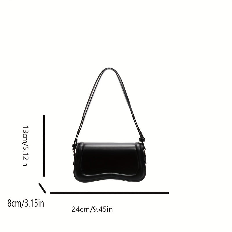 Nouveau sac bandoulière ajustable pour femmes 2025, inspiré du style vintage – petit sac carré haut de gamme à fermeture à pression, rouge et noir, polyvalent pour les occasions décontractées et formelles, style japonais moderne avec finition lisse