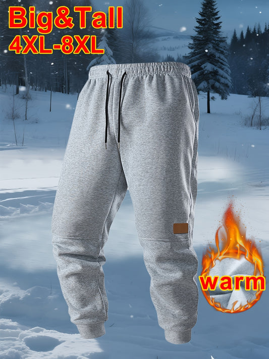 Joggers Homme Très Grande Taille – Hiver, Cordon, Loose Fit, Jusqu’à 8XL