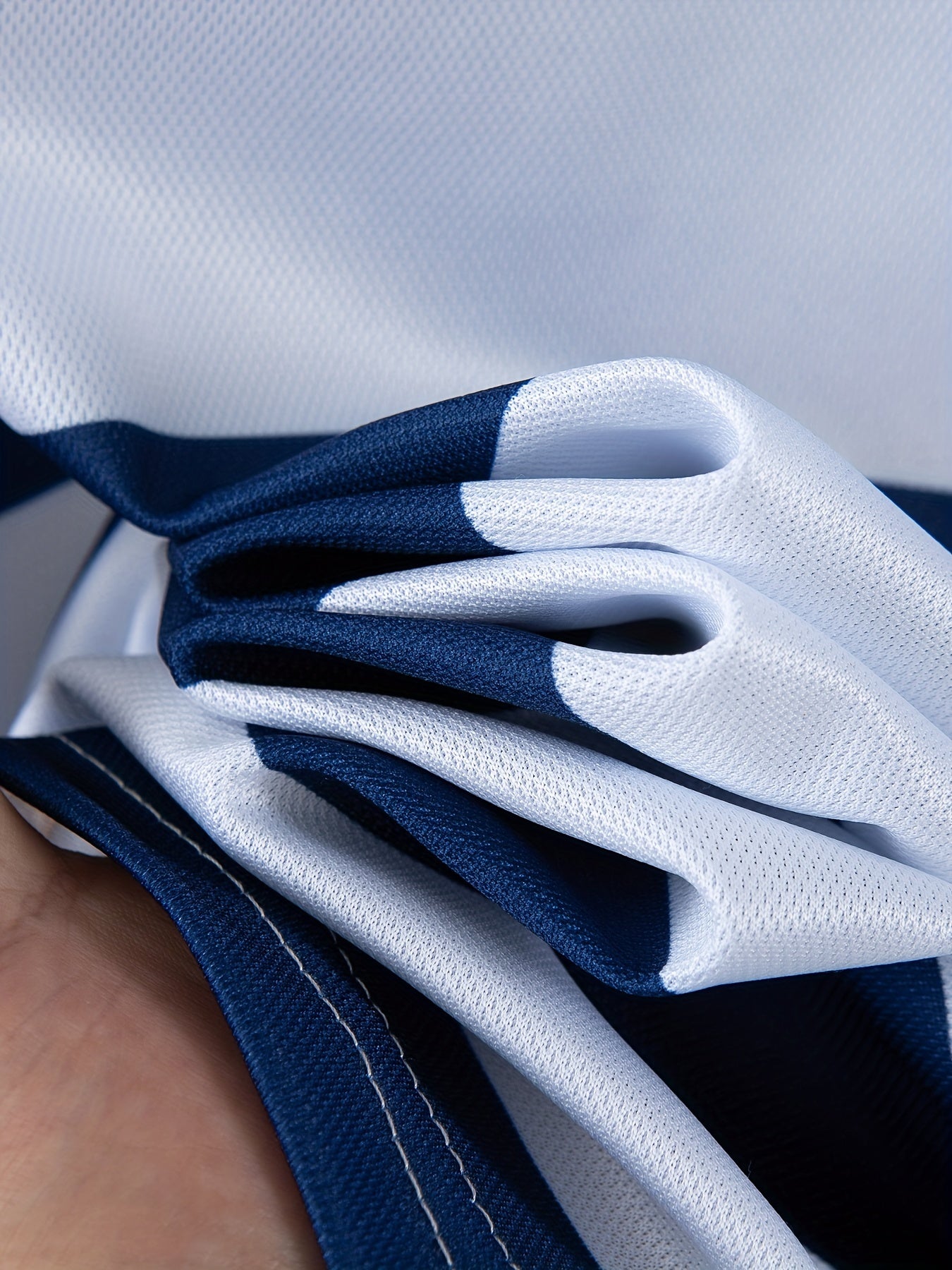 Men'S Summer Casual Striped Polo Shirt, 100% Polyester Knit Fabric, Slight Stretch, Regular Fit, Lapel Collar, Button Detail, 180g/m² - Fashionable Short Sleeve Top for Summer Season