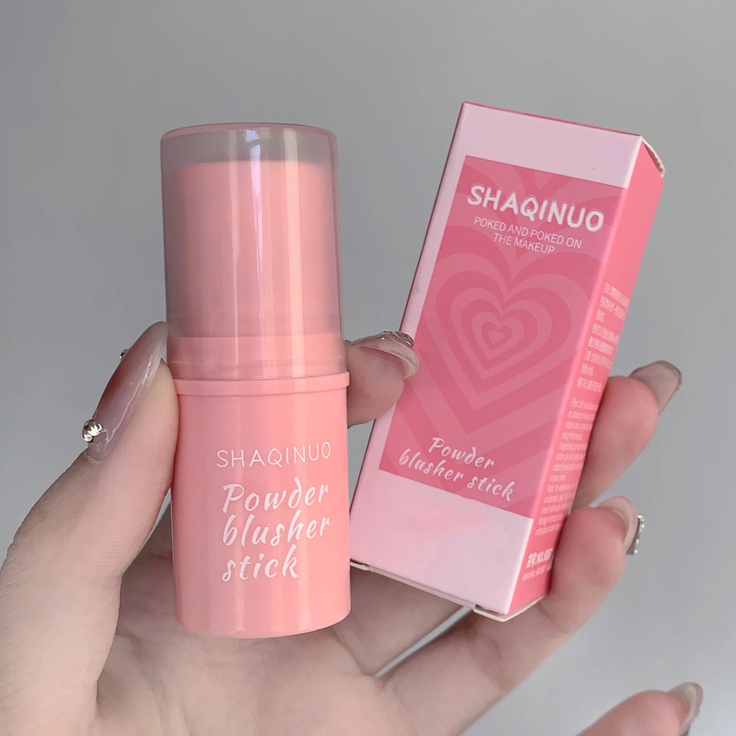 Stick Blush Multifonction — Finition Mate, Crème Éclaircissante pour un Maquillage Naturel et Quotidien, Idéal pour un Teint Lumineux au Quotidien