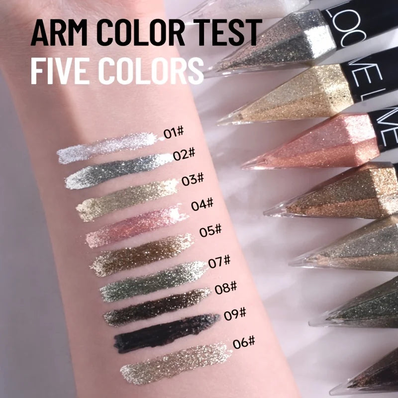 Set 5 Pièces Eyeliner Liquide – Longue Tenue, Waterproof, Anti-Bavure, Couleurs Variées, Application Facile