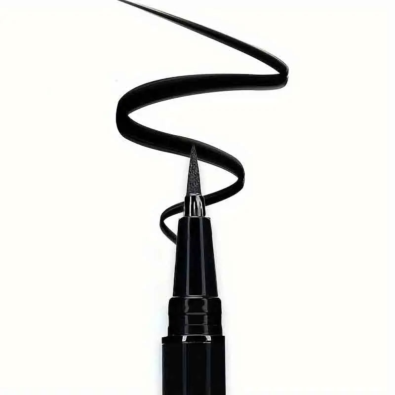 Eyeliner liquide mat waterproof – Effet smoky, facile à appliquer, longue tenue, noir