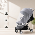 Universal White Stroller Mosquito Net – Breathable Insect Protection for Baby Strollers & Bassinets