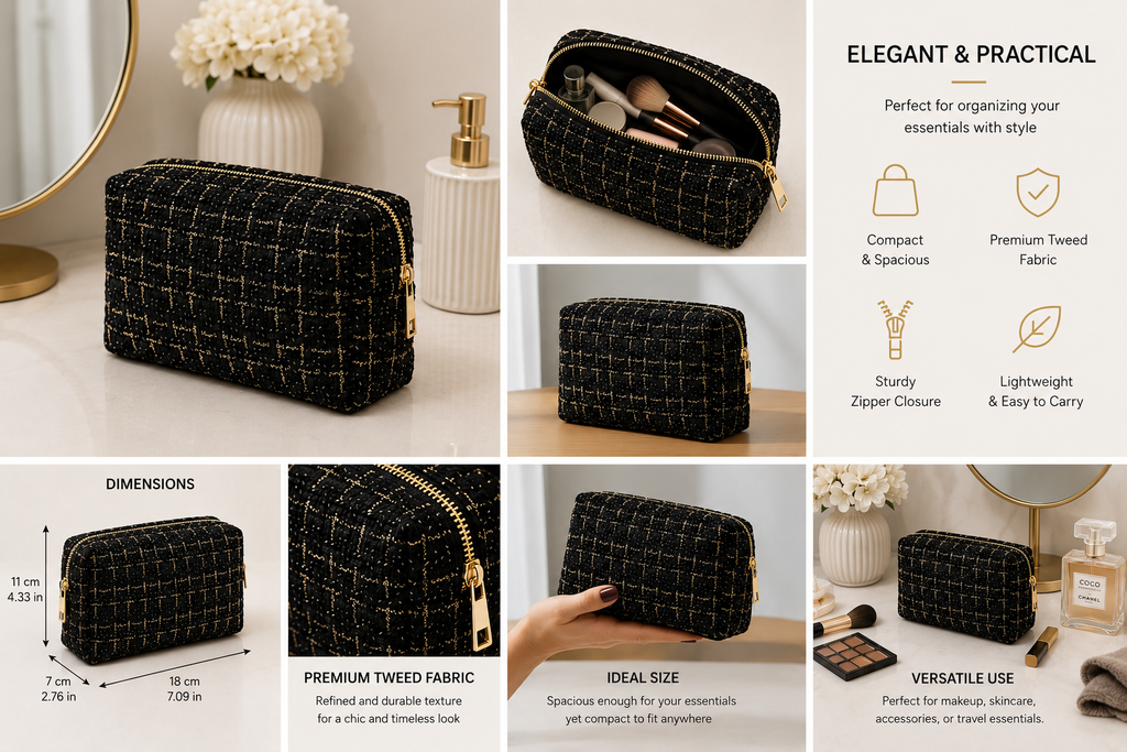 Large Capacity Cosmetic Organizer Bag