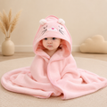 Baby Hooded Bath Towel & Bathrobe – Soft, Ultra-Absorbent Cartoon Towel for Newborns & Toddlers