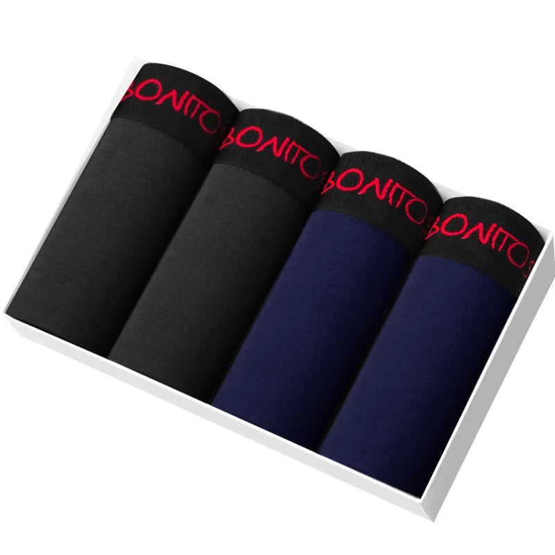 Lot de 4 Boxers Homme – Sous-vêtements Coton Confortables & Sexy