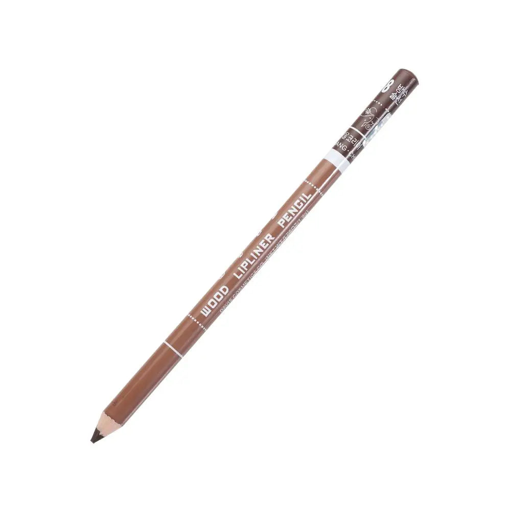 1 Pièce Crayon à Lèvres Professionnel en Bois – Waterproof, Mat, Contour des Lèvres, Maquillage Longue Tenue pour Femmes